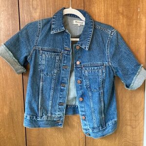 Madewell Short Sleeve Jean Shirt/Jacket